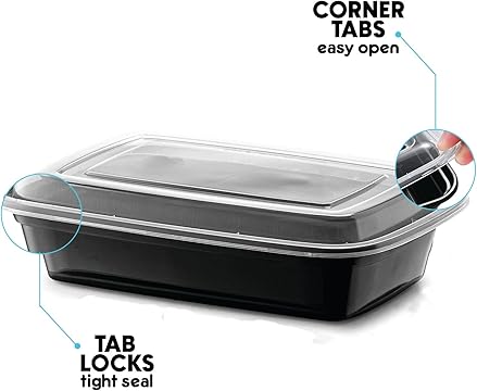 Meal Prep Containers (Pack of 12)