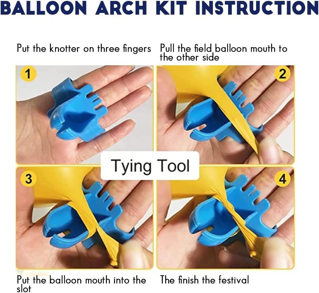 Blue & Gold Balloon Arch Kit (101 Pcs) | Navy Balloon Garland for Birthday, Wedding & Party Décor - Omrel