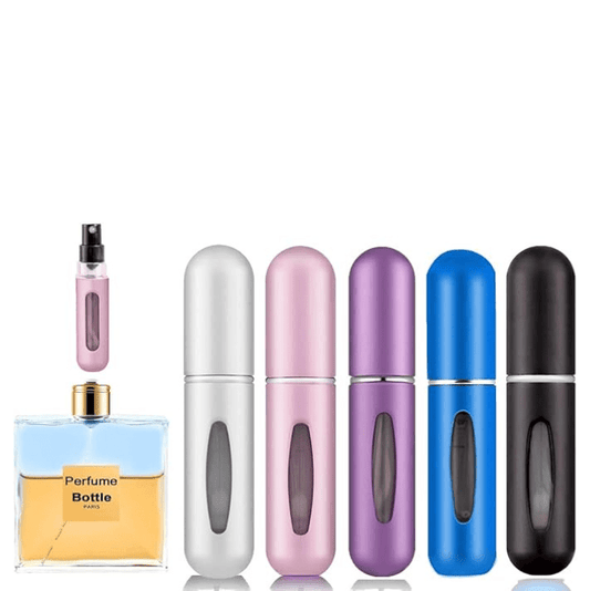 Matte Refillable Perfume Atomiser Bottles 5 - Pack | 5ml Travel Size - Omrel