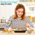 Meal Prep Containers | 28oz | Microwave, Freezer & Dishwasher Safe - Omrel