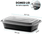 Meal Prep Containers | 28oz | Microwave, Freezer & Dishwasher Safe - Omrel