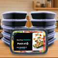 Meal Prep Containers | 28oz | Microwave, Freezer & Dishwasher Safe - Omrel