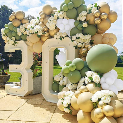 Sage Green Balloon Arch Kit | Perfect For Birthdays, Weddings & Party Décor - Omrel