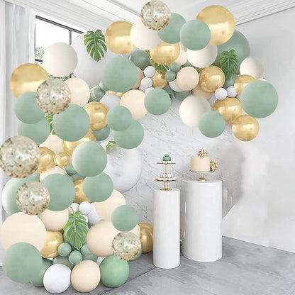 Sage Green Balloon Arch Kit | Perfect For Birthdays, Weddings & Party Décor - Omrel