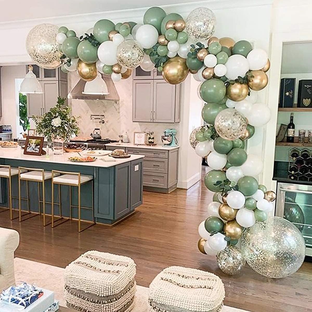 Sage Green Balloon Arch Kit | Perfect For Birthdays, Weddings & Party Décor - Omrel
