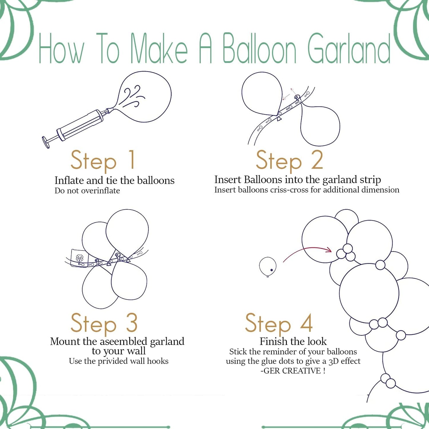 Sage Green Balloon Arch Kit | Perfect For Birthdays, Weddings & Party Décor - Omrel