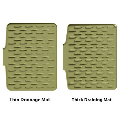 Slope Silicone Draining Pad | Kitchen Countertop Drying Mat - Omrel