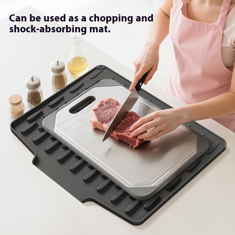 Slope Silicone Draining Pad | Kitchen Countertop Drying Mat - Omrel